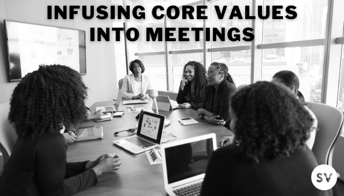 How to make team meetings more engaging with core values